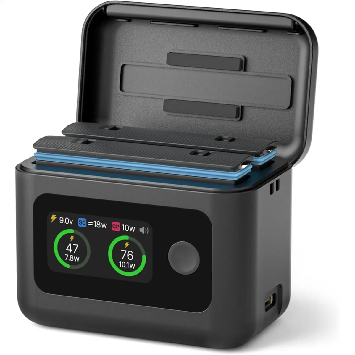 

Для зарядного устройства X5 для X5, чехол для двойной быстрой зарядки 27 Вт, интеллектуальный концентратор двустороннего зарядного устройства 【A74Z Miuai】