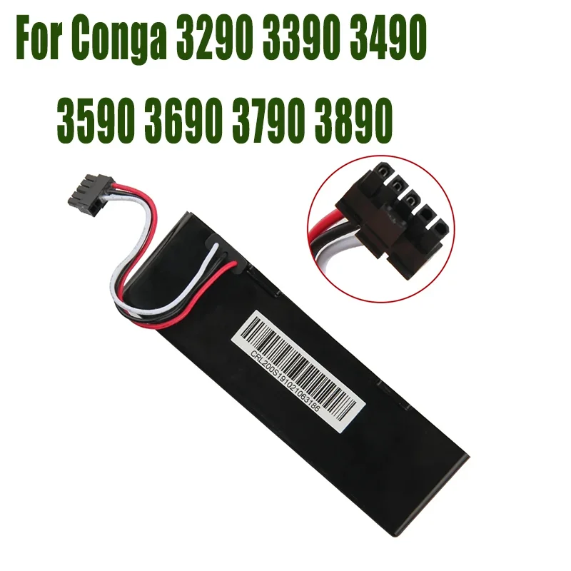 Original 12800mAh Bateria Recarregável para Conga 3290, 3390, 3490, 3590, 3690, 3790, 3890, Varrer, Limpar, Robô, Aspirador