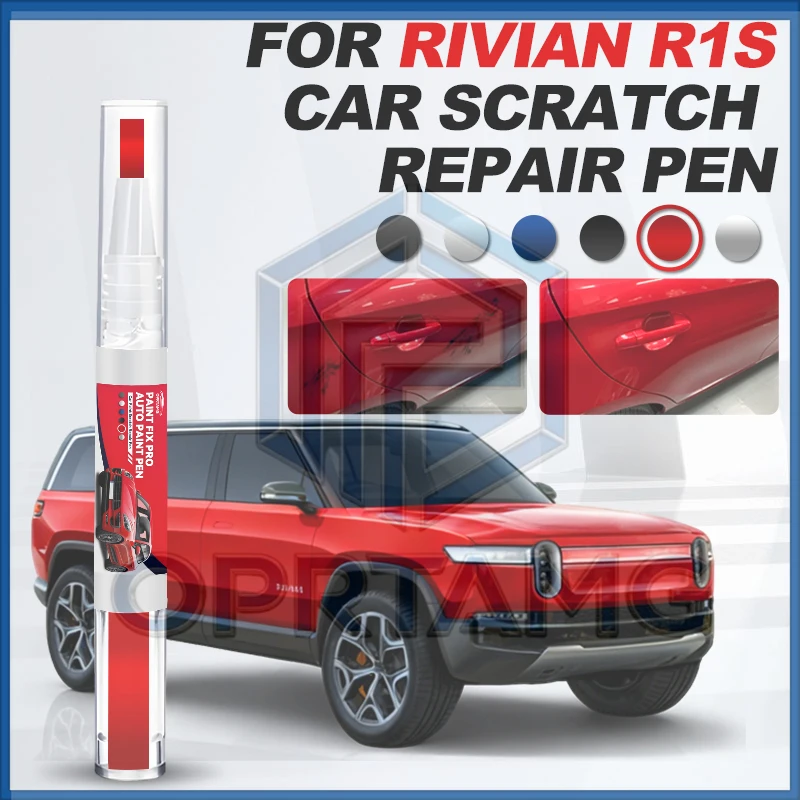 

Автомобильные аксессуары для ремонта царапин на краске Rivian R1S, средства по уходу за лакокрасочным покрытием, цвета: Green Glacier White, LA Silver Midnight B