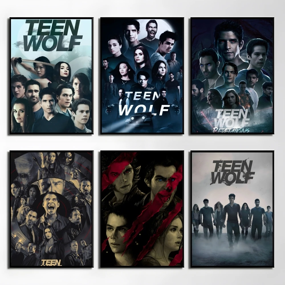 

American Tv Series T-teen Wolf Poster Elegant And Affordable Wall Art Stickers For Dormitory Living Room And Bedroom Spaces