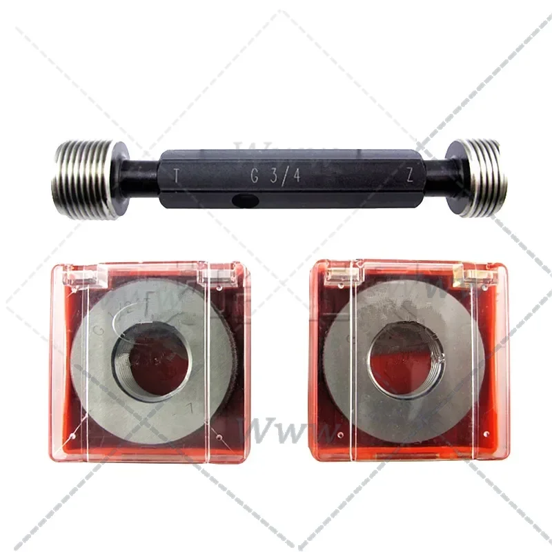 

ISO228-2 Standard Unsealed Pipe Thread Plug Ring Gauges G1 1/4-11 G1 1/2 G2-11 G Ring Gauge Plug Gauge GO NOGO