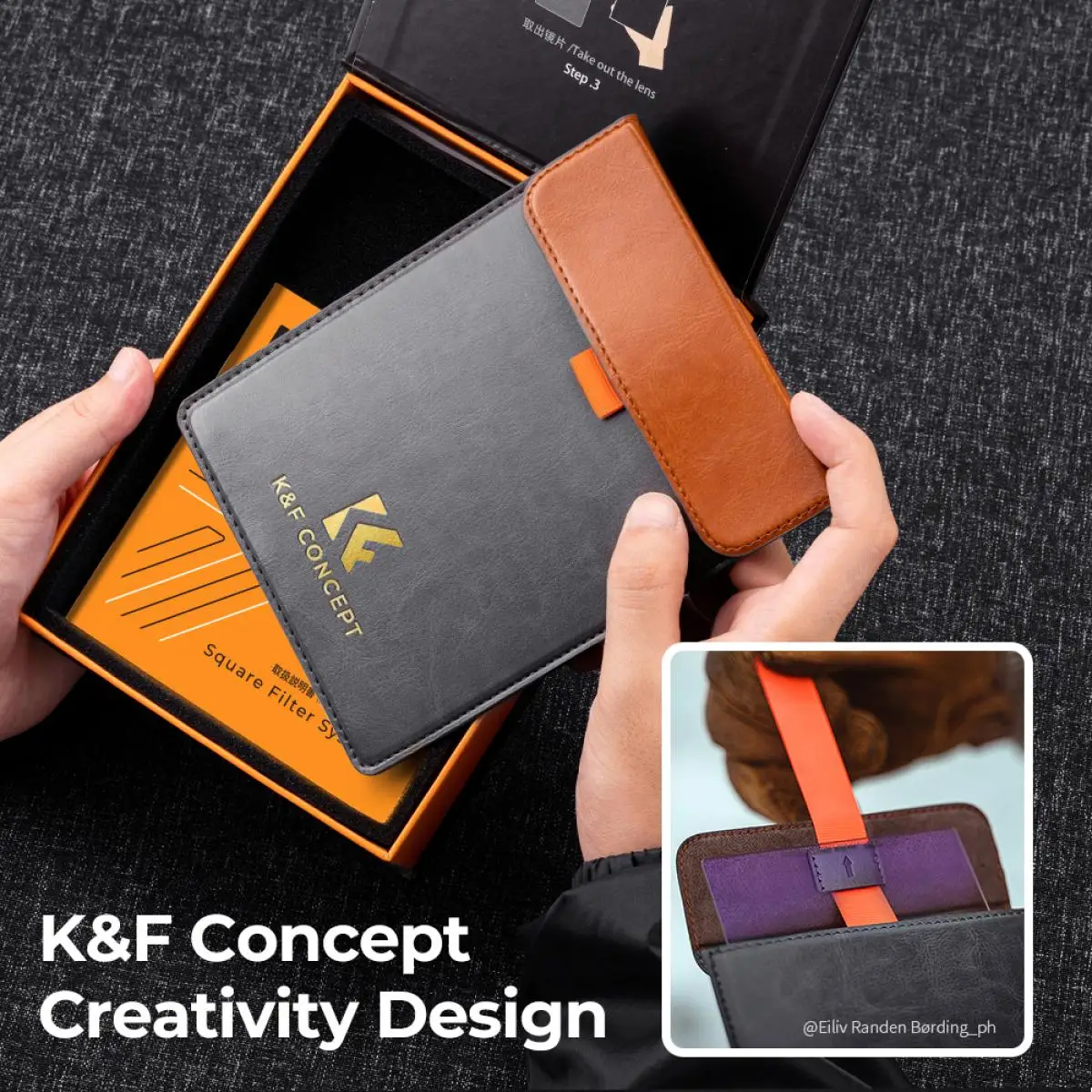 K&F Concept X-PRO Series GND16 Square Soft Graduated Grad Neutral Density Filter ND16(4 f-stops) 100*150*2MM Double Side