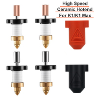 Hotend Kit For Creality K1 K1 Max 3D Printer Ceramic Heating Core Bimetal Heatbreak 24V 60W High Speed Print Head For K1 K1 Max