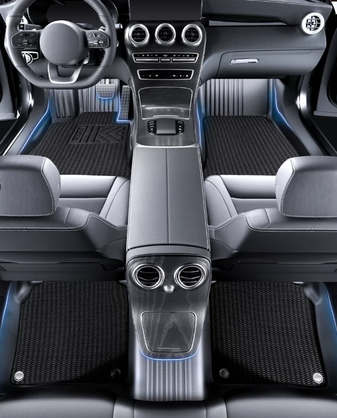 3D TPE Custom Car Floor Mats for Mercedes Benz C200L C260L C300L C180L 2014-2021 Car Mat Waterproof Non-slip Carpets
