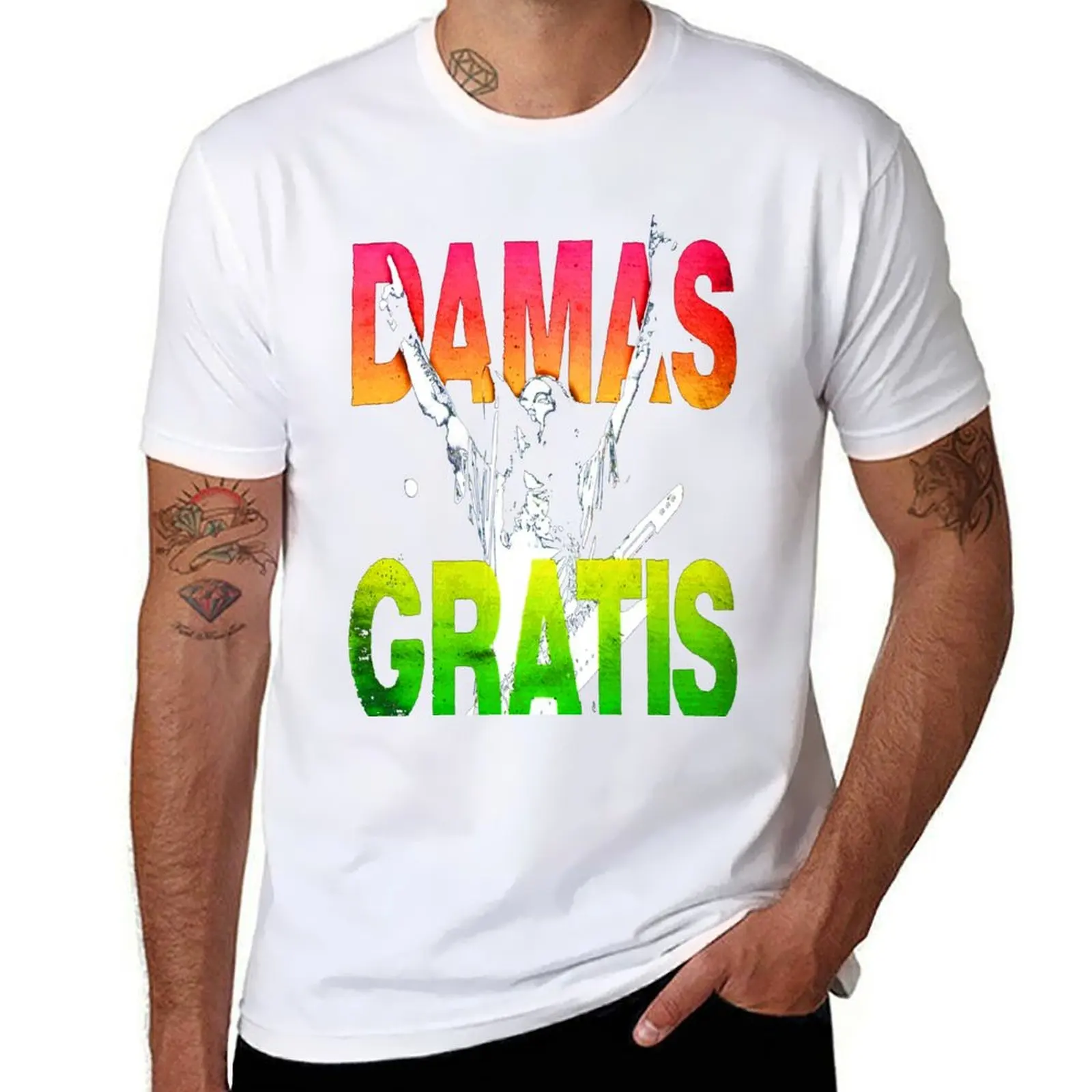 

Damas Gratis T-Shirt man tshirt t shirts for man cotton funny T-Shirt
