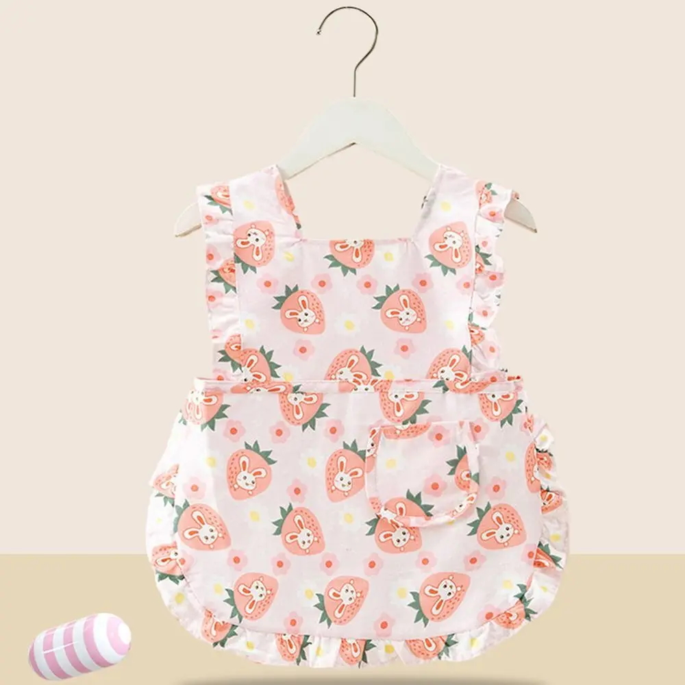 

Anti-dirty Baby Feeding Bib Princess Dress Style Waterproof Sleeveless Bibs Rabbit Cartoon Kid Printed Apron 0-4 Years Old