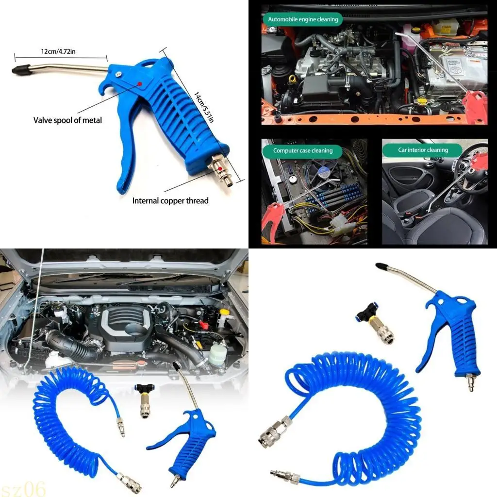 

Q2Q4 Air Guns for Compressor, Air Blow Guns Air Tool, Air Compressor Accessories with Air Nozzle Hose, Pneumatic Tool