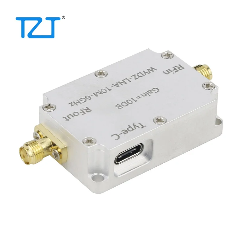 TZT 10M-6GHz 高平坦性低ノイズアンプ LNA ゲイン 10DB RF 信号駆動受信機フロントエンド