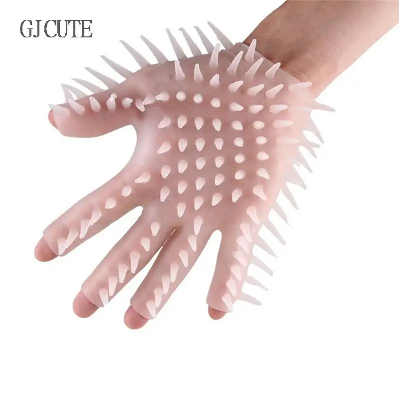 Massage Sauna Gloves For Woman Squirt Penis Vagina Clit Stimulate Masturbation