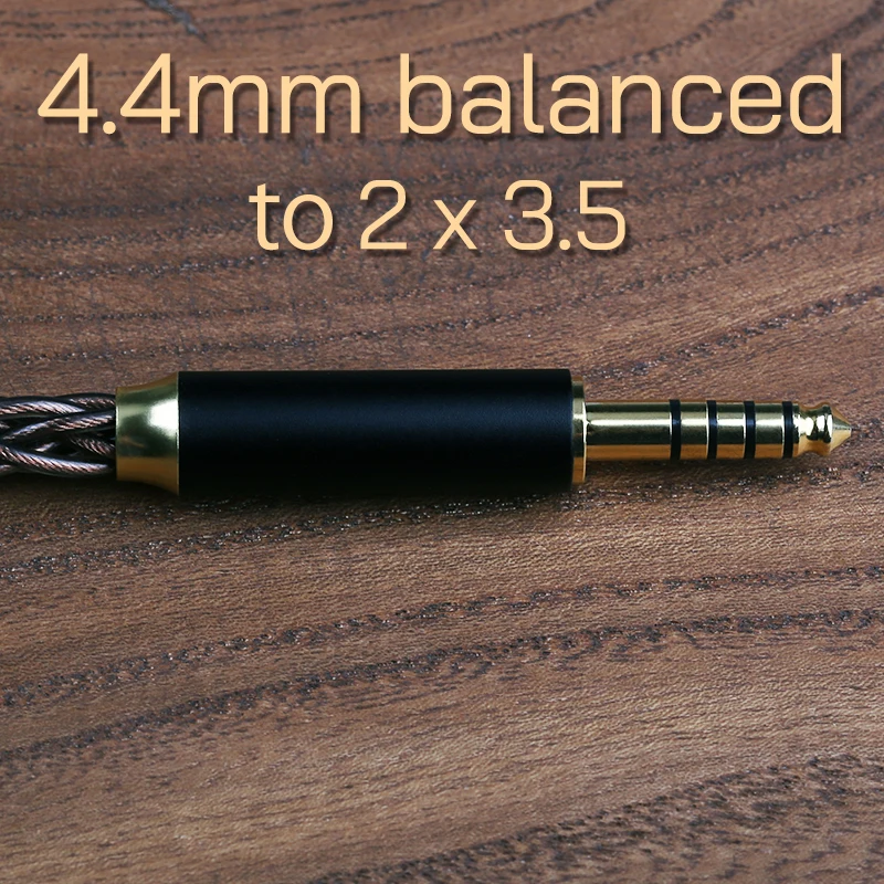 OPENHEART Kingwood 8 Core Litz OCC Headphone Cable 1 to 2 jack