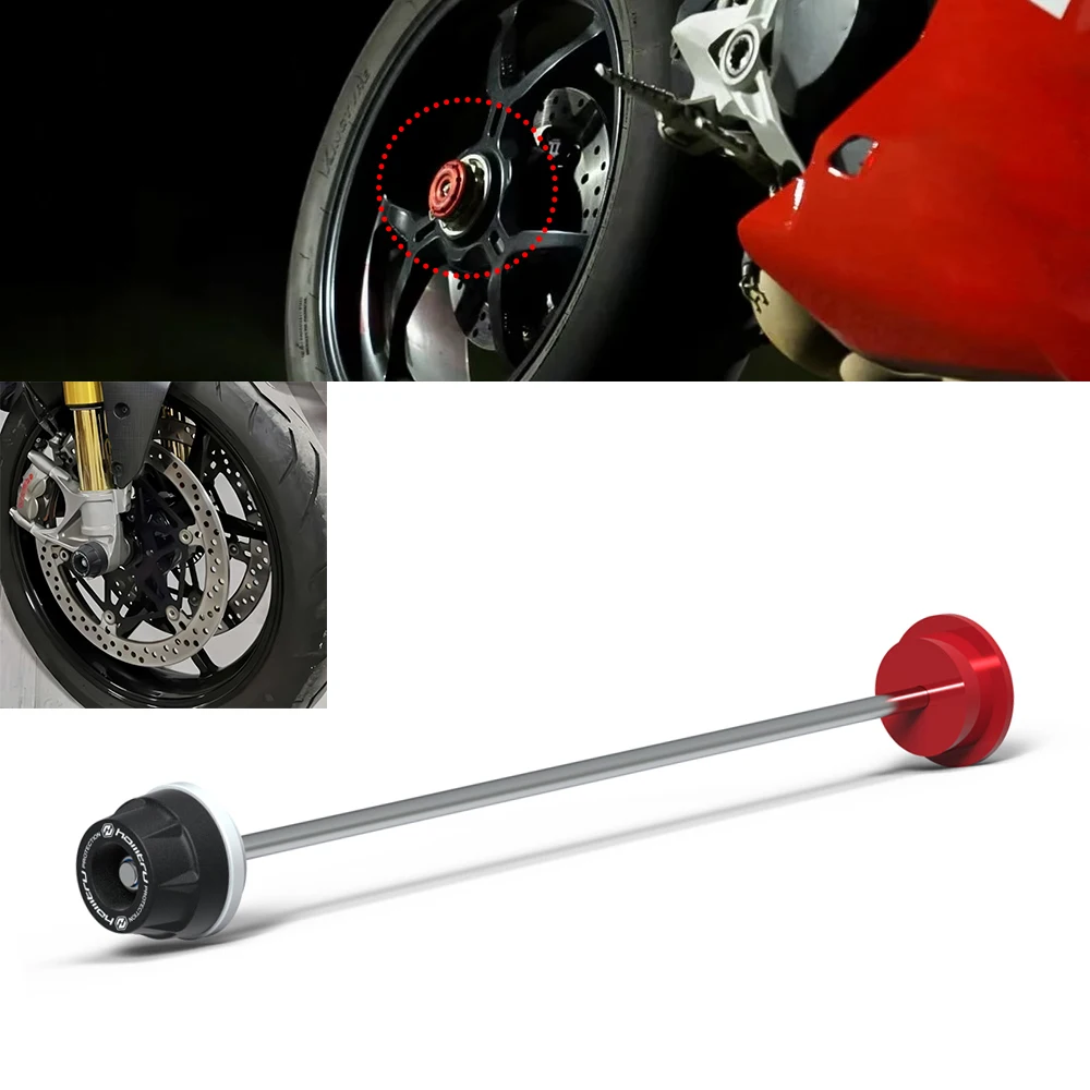 For Ducati Monster 1200 R / S / 25 Anniversario Front Rear Wheel Axle Fork Crash Slider Motorcycle Stand Screw Swingarm Spools