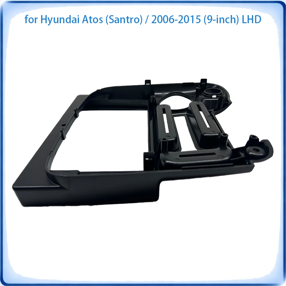 Car Radio Fascia Frame For Hyundai Santro Atos 2006-2015 9 inch LHD Wiring Harness Power Cable Car Accessories Plug & Play