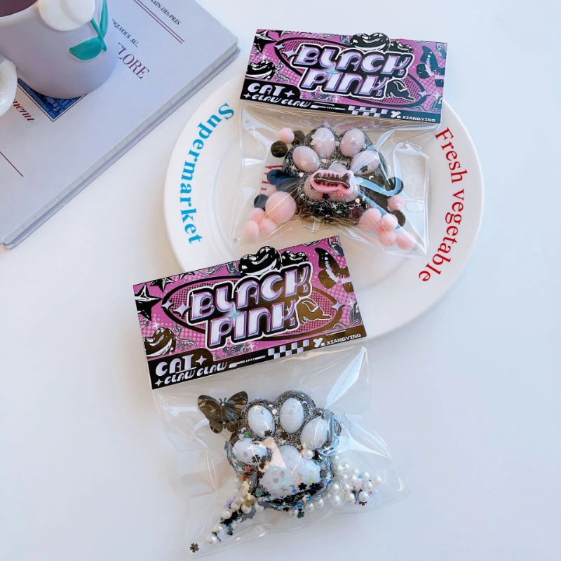 Dark Series Mud Like Kneading and Decompression Toy EVA Bag, A Stress Relieving Tool with A Sticky and Ultra Soft Texture