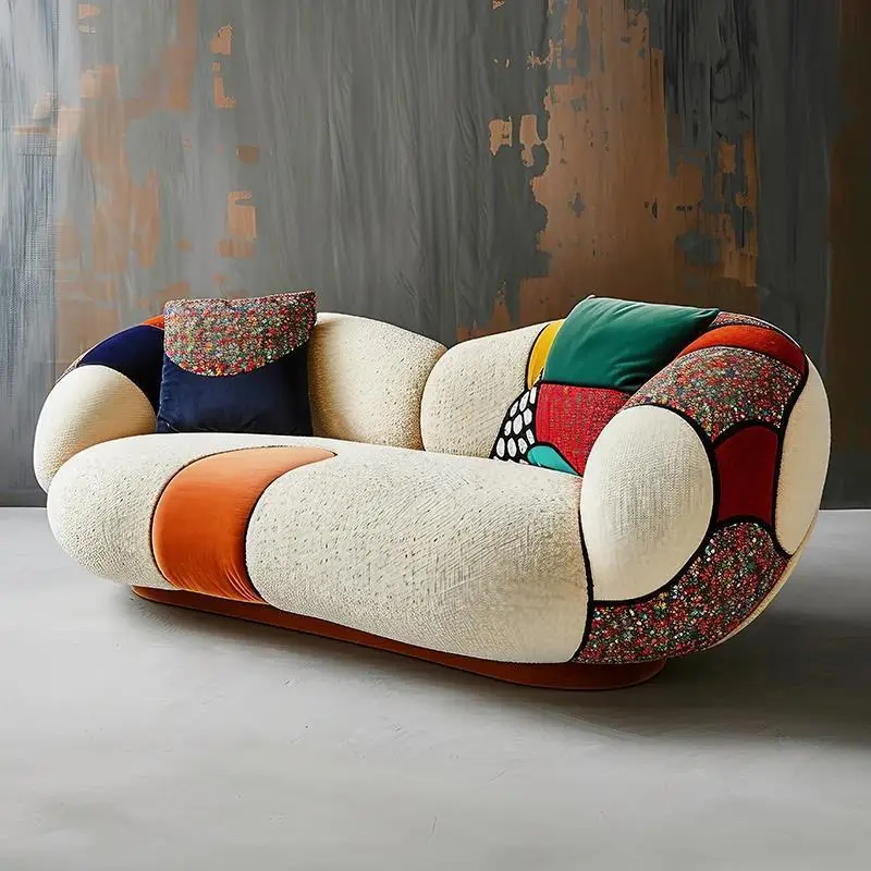 

Luxury Modern High-end Combination Sofa Set Creative Art Furniture Living Room Simple Hotel & Home Aesthetics Flat Model