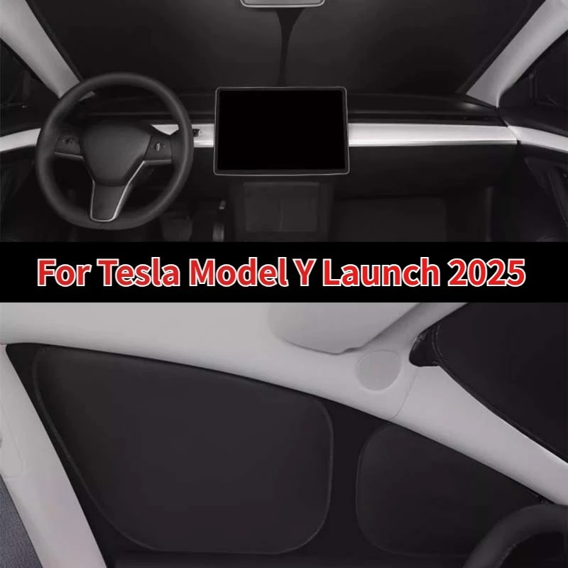 

Для Tesla Model Y Juniper 2025 Автомобильная занавеска от солнца на боковое окно, летняя солнцезащитная занавеска от солнца, УФ-защита автомобиля, шторы для конфиденциальности