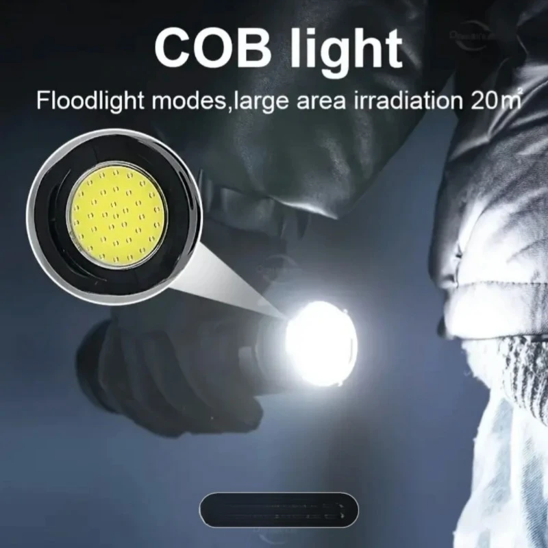 Rechargeable LED Flashlights with 5 Lighting Mode, Waterproof, Long Lasting, Powerful, Handheld, Bright