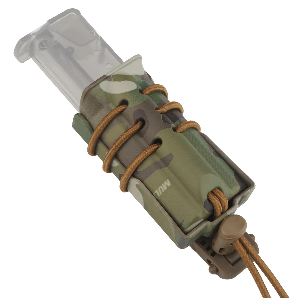 Estojo Tático de Saque Rápido para Carregador 9mm, Universal para Pistolas, compatível com Calibres .40, .357 SIG, .45 ACP e .10mm, Kit de Ferramentas para Uso Externo