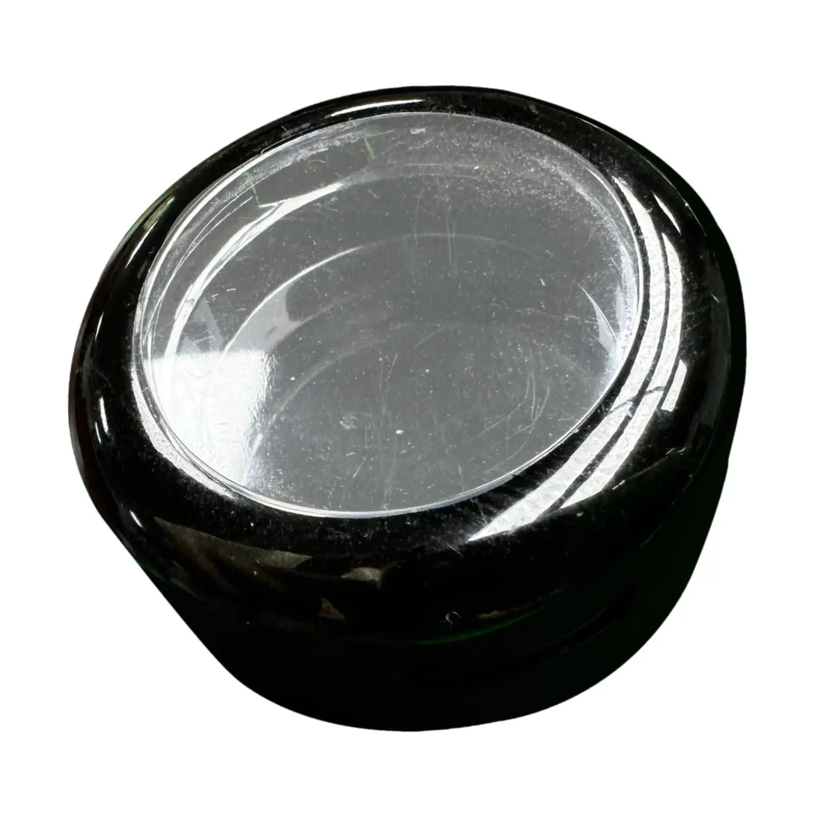 

Billiard Tips Storage Cue Head Case Round Black Holder Replacement Transparent