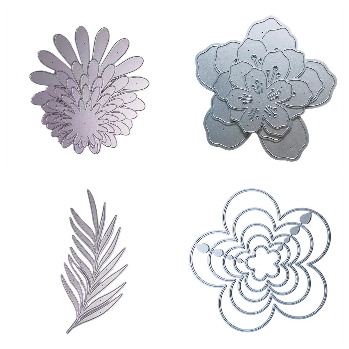 YINISE SCRAPBOOK Metal Cutting Dies For Scrapbooking Stencils LEAVES FLOWERDIY PAPER Album Cards Making CRAFTS Embossing Die CUT