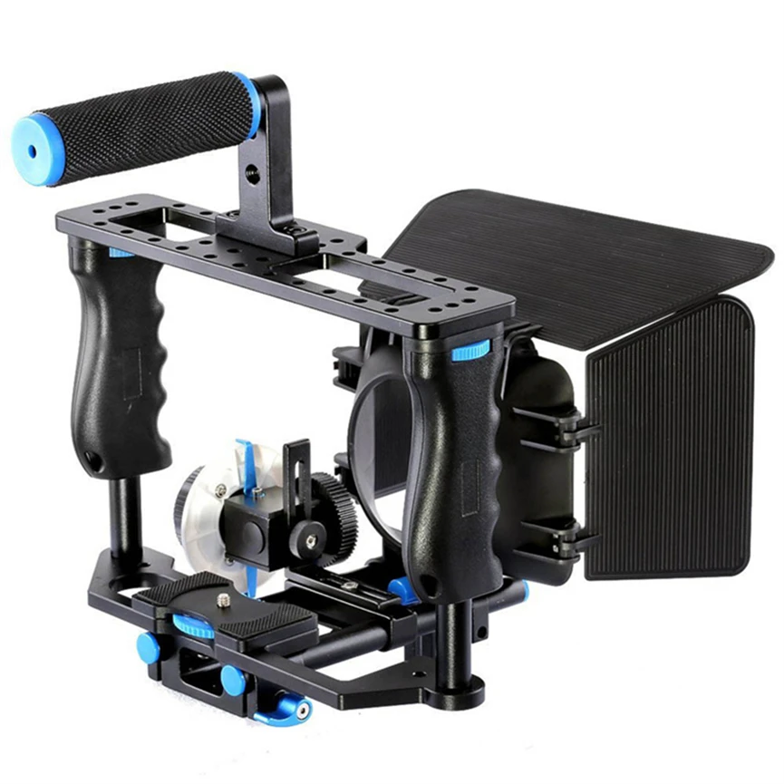 

High Quality Universal Camera Cage Rig Kit D221 Shoulder Include Matte Box Follow Focus