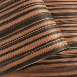 20*250CM Natural Ebony Wood Veneer Panel Handmade DIY Speaker Thin Wood Solid Guitar Floor Furniture Renovation Skin