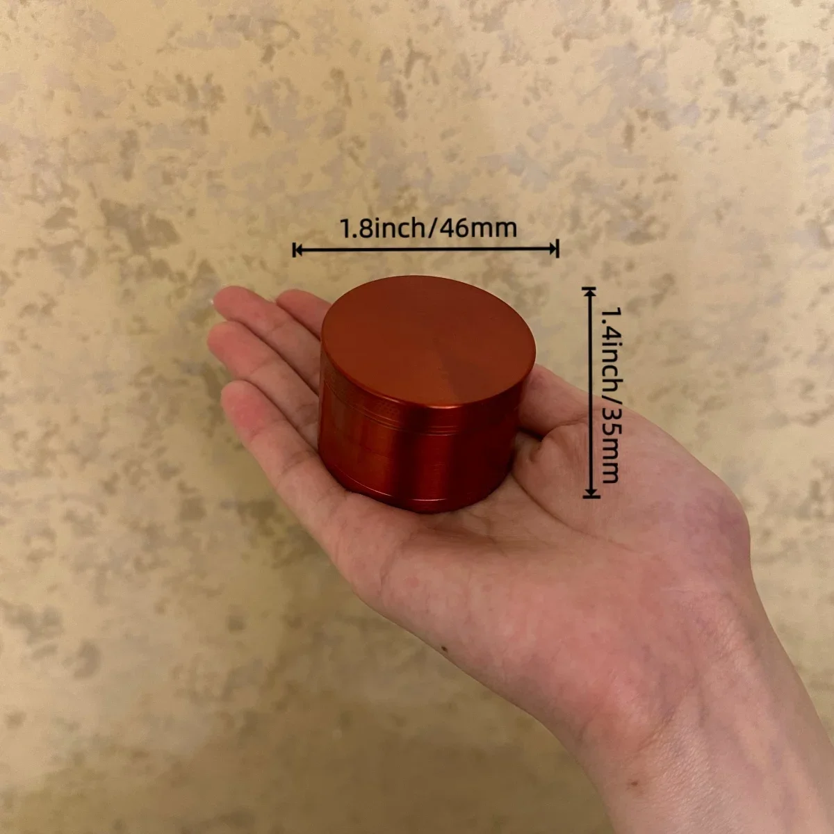 1.4/1.8/2.4inch Red Laser 4-Layers Herb Grinder Zinc Alloy Crusher Manual Cutter Metal Raw Grinder Smoking Grass Tool Gift