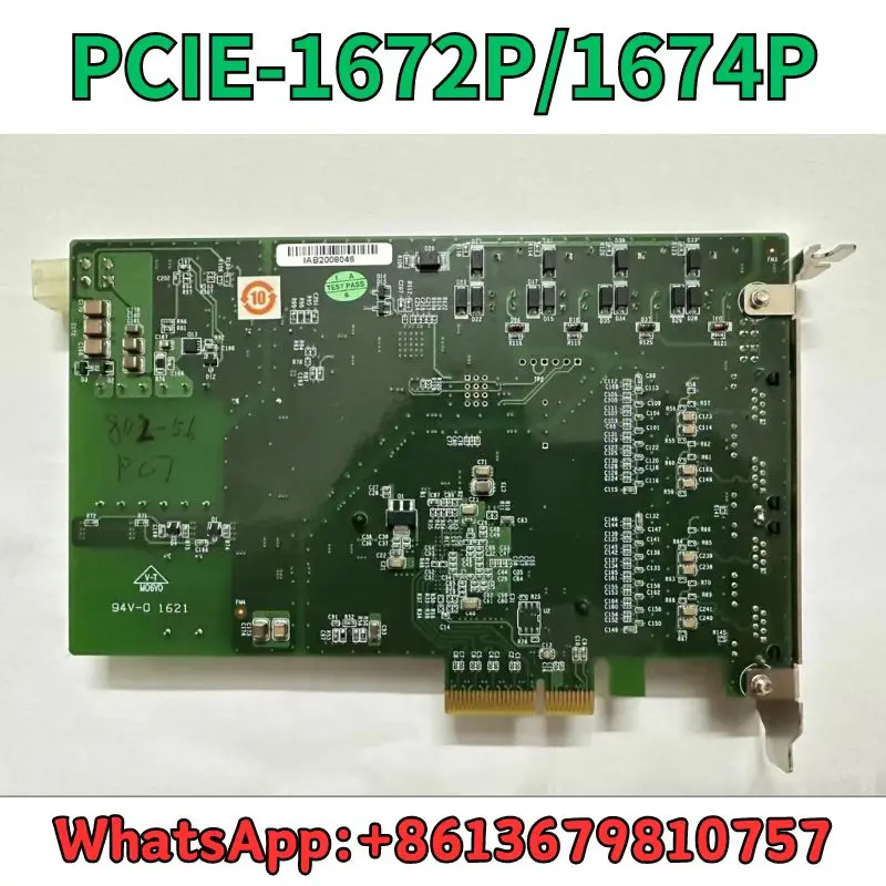 Used Collection card PCIE-1672P/1674P test OK Fast Shipping