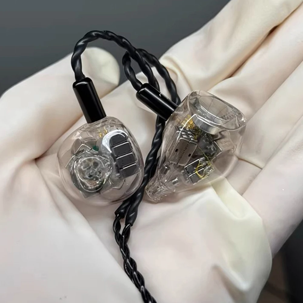 HiFi IEM-oortelefoon in-ear monitoren Oordopjes Bedrade hoofdtelefoon 1BC + 24BA Hybride oortelefoon COCONUT IEM's voor audiofiele muzikant