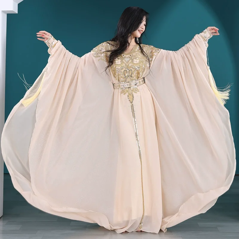 Costume Khaleegy pour enfants, robe de performance, danse du ventre, compétition, scène, financièrement, nouveau