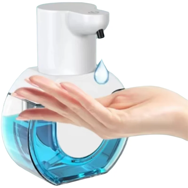 

B08B-Умный дозатор мыла, 420 мл, бесконтактный датчик движения, устройство для мытья рук, настенный дозатор жидкого мыла