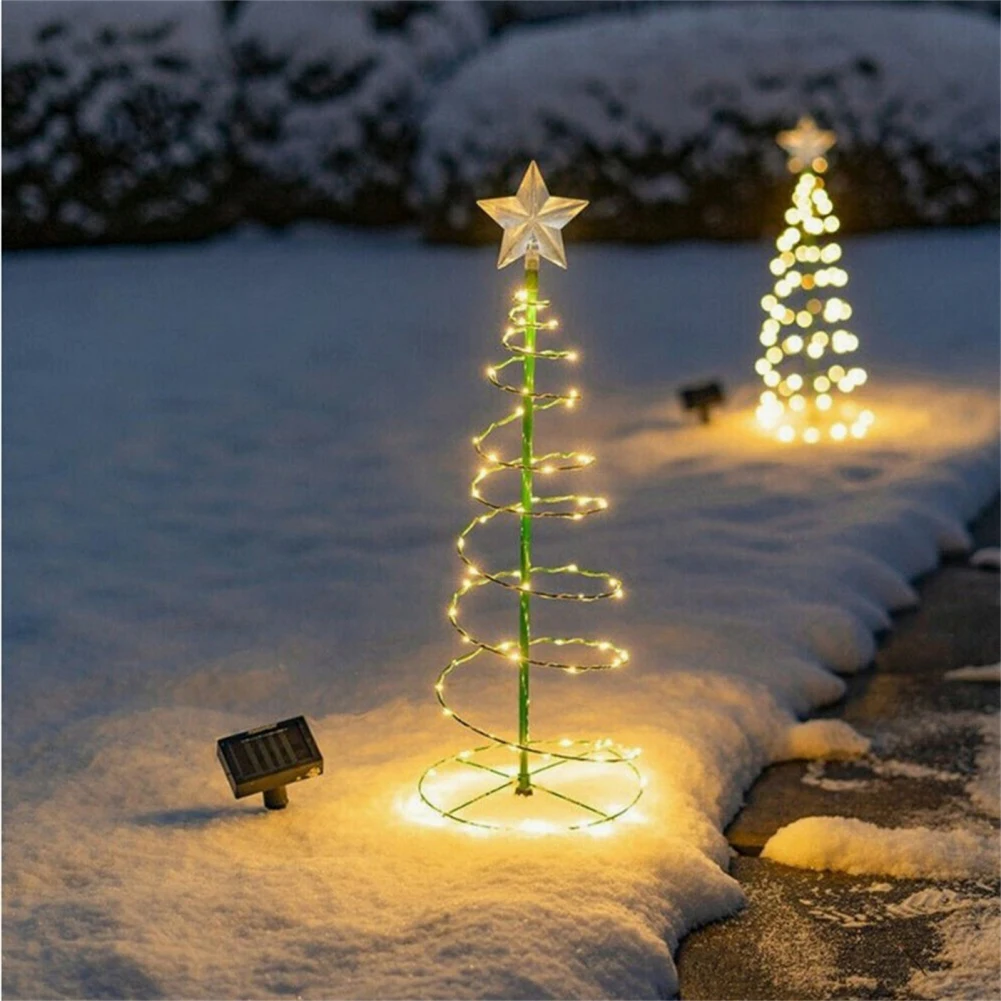 

New Christmas Solar LED Light Outdoor New Year Garden Decoration Festoon Waterproof String Lights Holiday Sunlight Fairy Garland