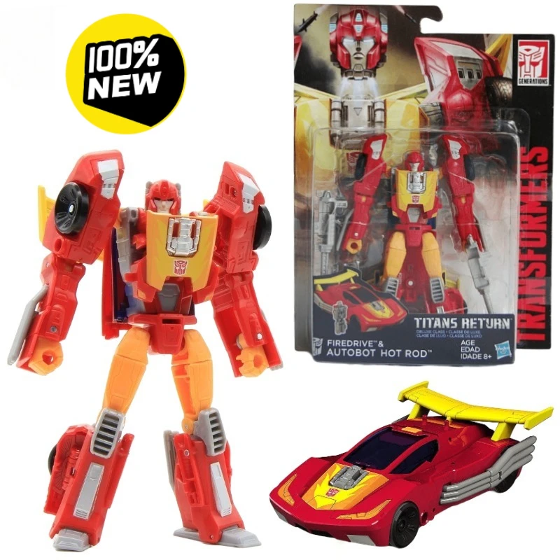Nieuwe inventaris Transformer G1 Hot Rod Geanimeerd speelgoed figuur festival cadeau anime karakter Studio Series verzamelmodel interessant