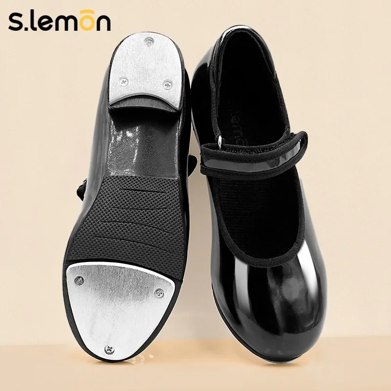 slemon-–-chaussures-de-danse-noires-a-semelle-souple-pour-enfants-avec-finition-brillante-fermeture-velcro-sans-cravate-pour-filles-adultes