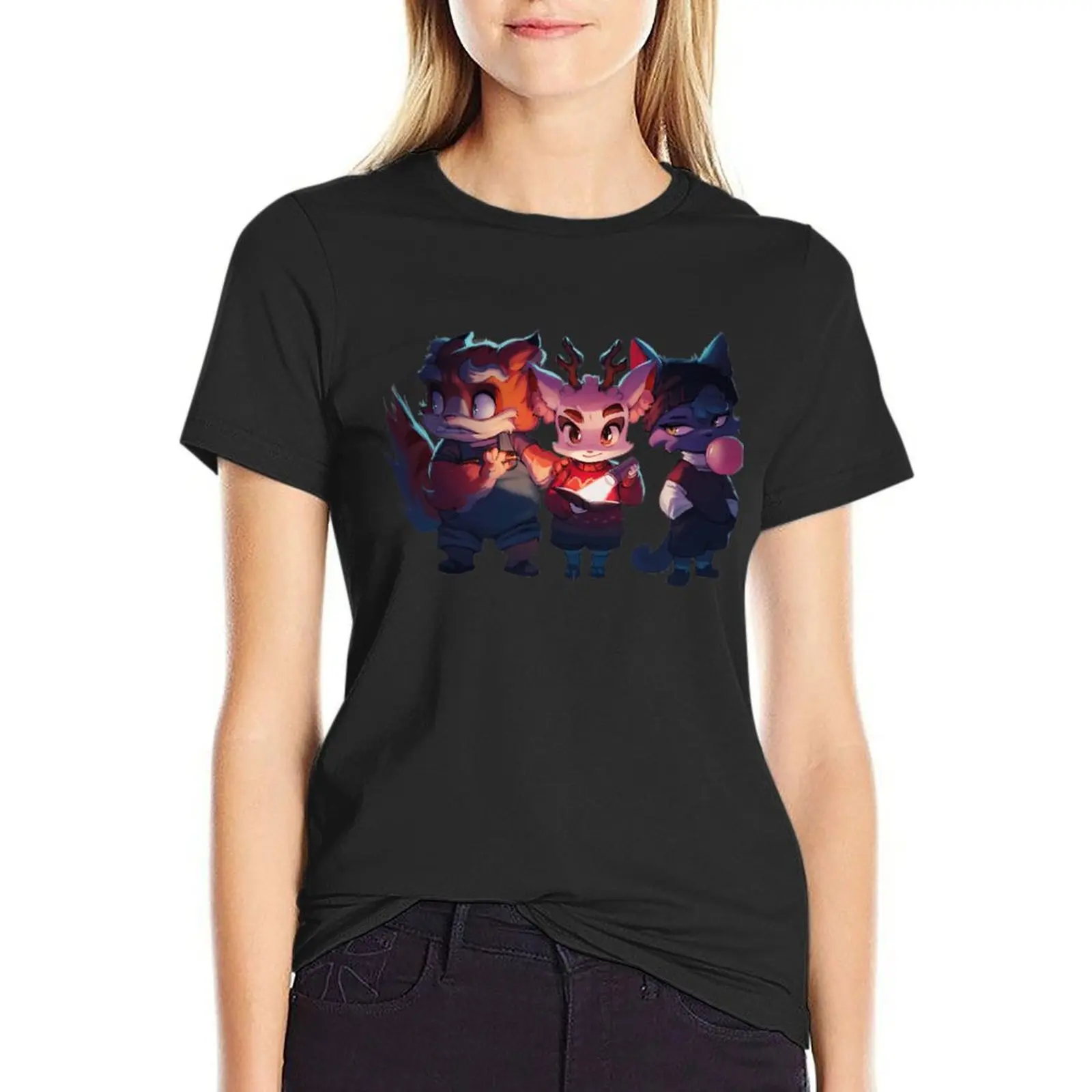 

beacon pines T-Shirt funny summer top plain t-shirts for Women graphic tees