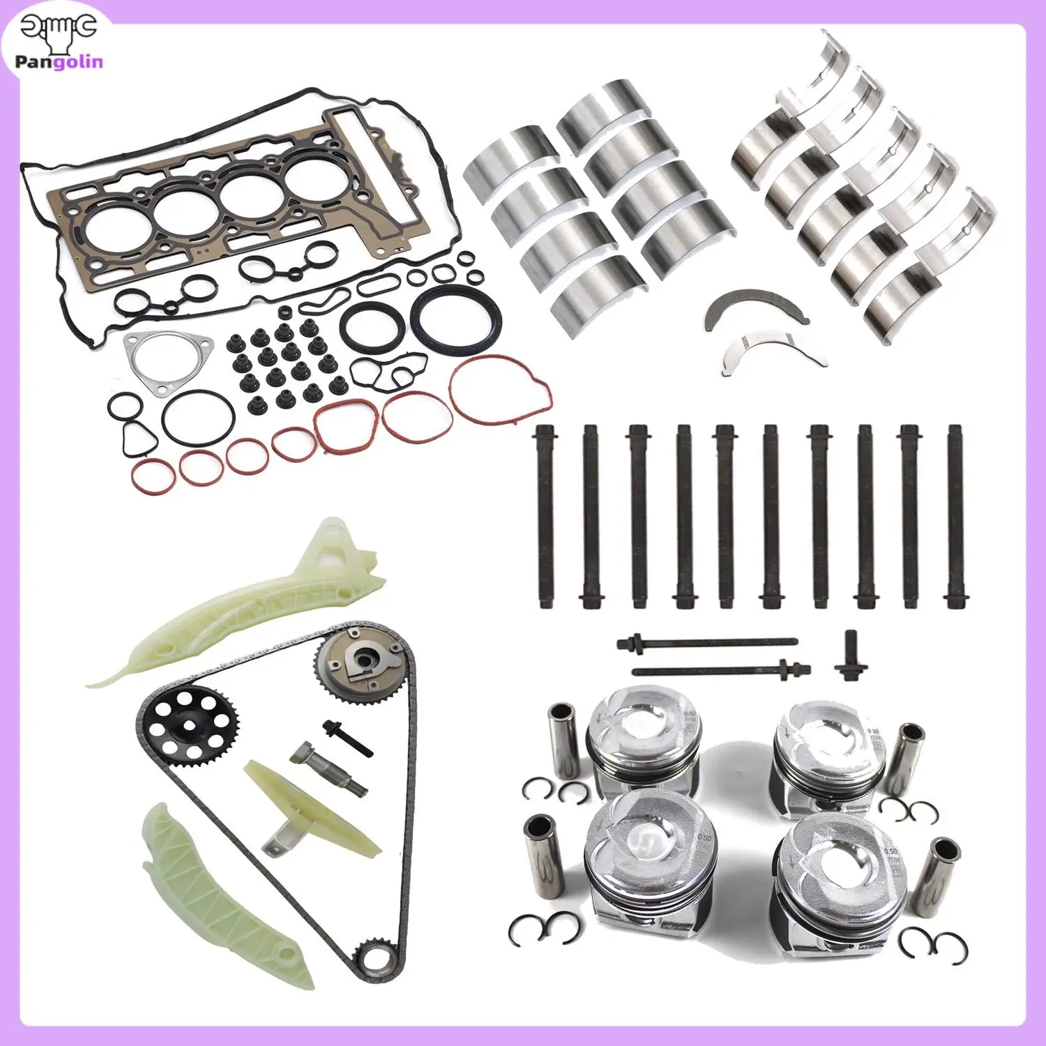 1set N14B16A Engine Overhaul Rebuild Timing Kit VVT Gear For BMW Mini Cooper JCW R55 R56 R57 R58 1.6T N14 N14B16 New