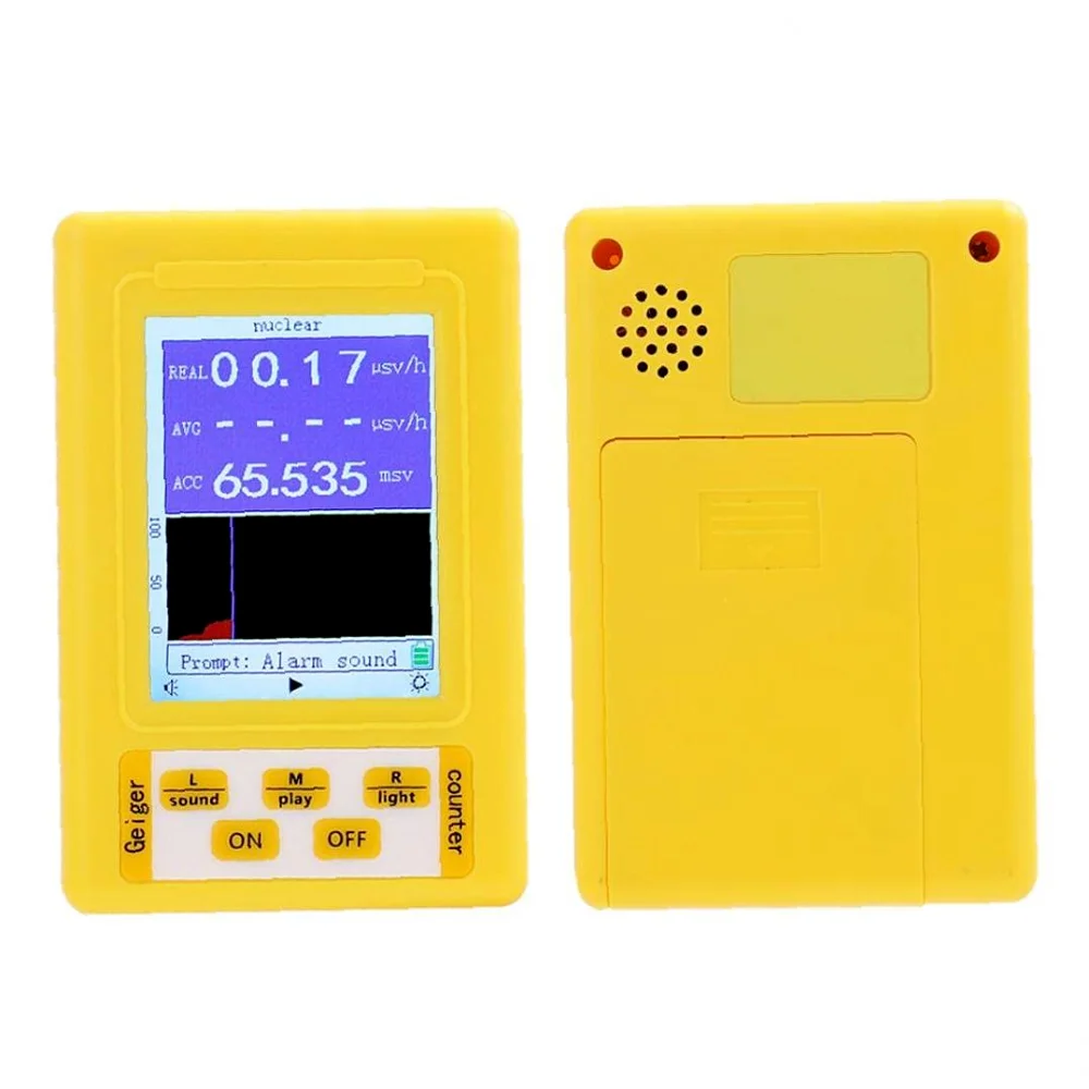BR-9C Draagbare Elektromagnetische Straling Kerndetector 2-In-1 Emf Meter Volledig Functionele Geigerteller Tester