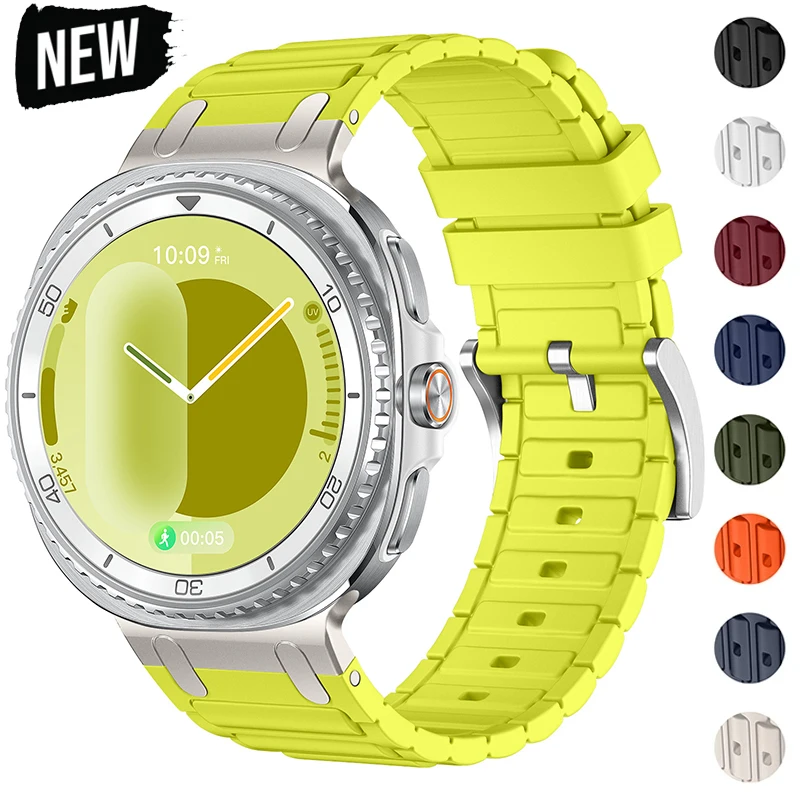 حزام سيليكون متصل معدني لساعة سامسونج جالاكسي 8 كلاسيك 46 مللي متر 8 40 مللي متر 44 مللي متر سوار معصم ساعة سامسونج جالاكسي #1