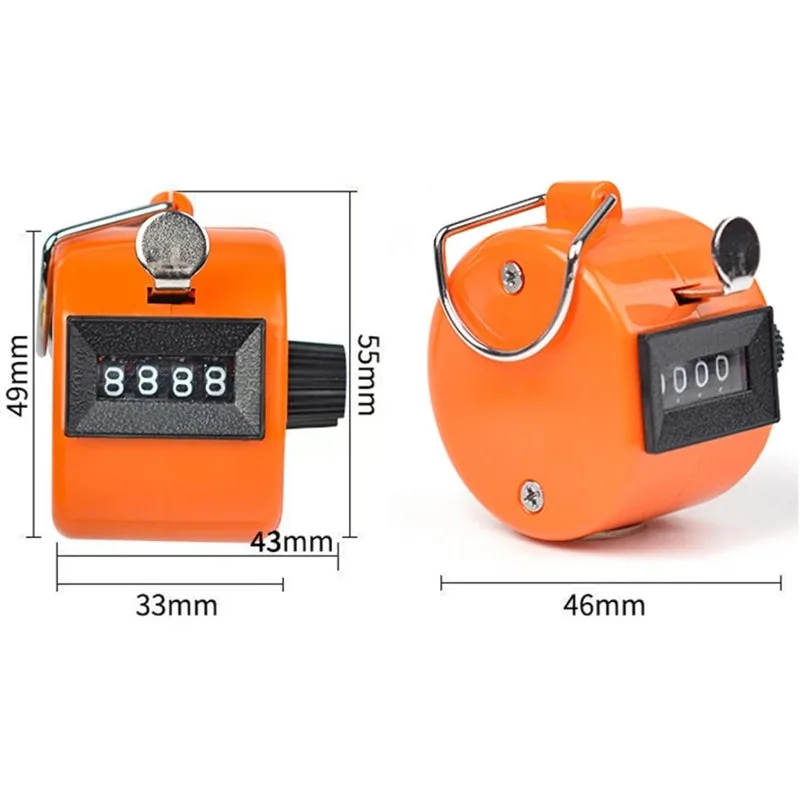 عداد رصيد يدوي، أداة النقر المزدوج بأرقام مكونة من 4 أرقام، عداد النقر مع شاشة عرض محمولة، انقر فوق عدادات السباحة للجولف #2