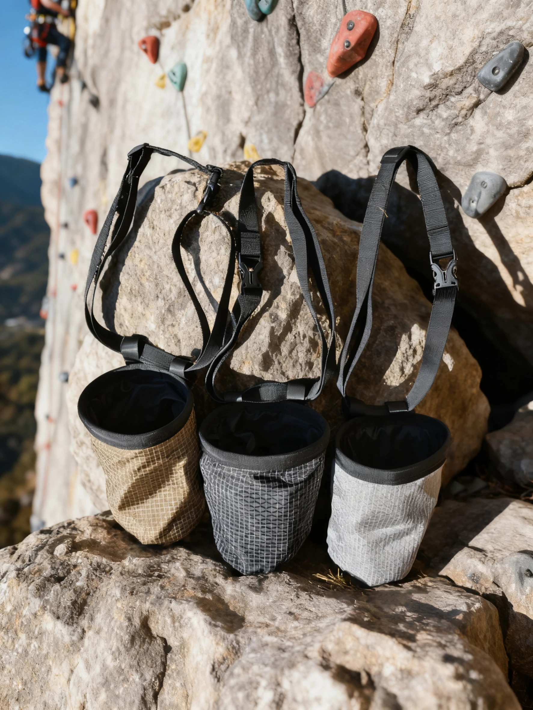 2026 Klettern Kreide Tasche Outdoor Bouldern Trocken Magnesium Pulver Taille Tasche Klettern Ausrüstung Lagerung Tasche UHMWPE Stoff – Detail 2
