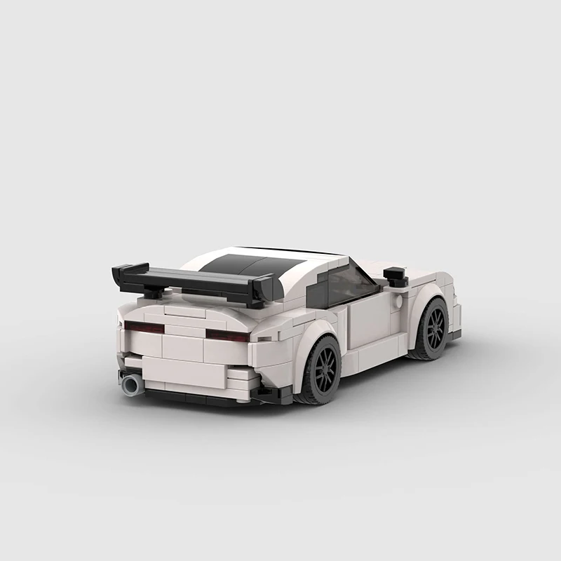 MOC シティレーシング DIY ビルディングブロックモデル、誕生日やクリスマスのギフトに最適、車のモデルコレクションや部屋の装飾に最適です。