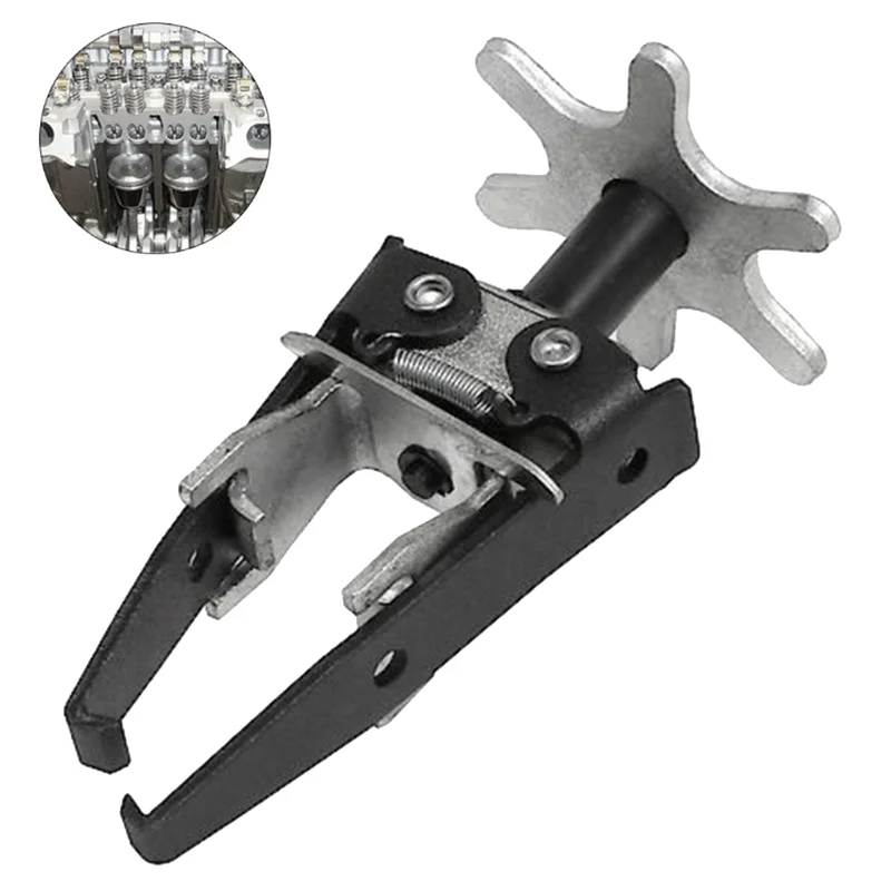 Universal Overhead Valve Spring Compressor - Valve Spring Removal Tool for Foreign and Domestic Car
