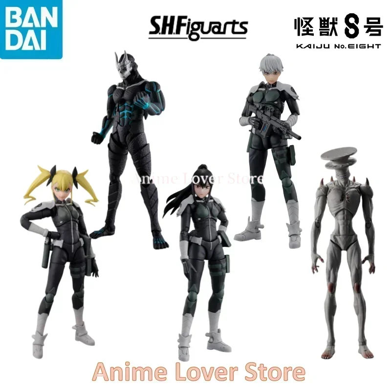 

In Stock Bandai S.H.Figuarts SHF Kaiju No. 8 Mina Ashiro Reno Ichikawa KAIJU No.9 Kikoru Shinomiya Anime Action Figure Models