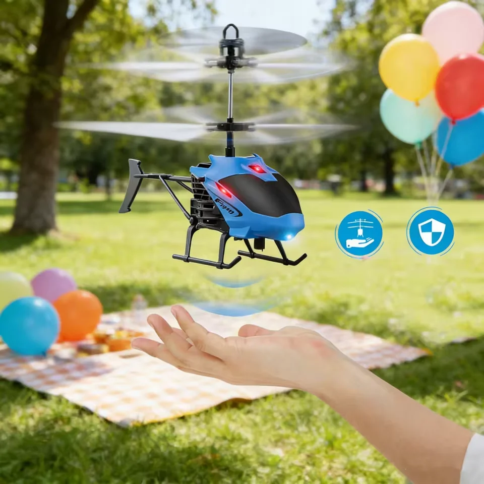 2026New Induction Helicopter Toy Room Charged Induction Control Small Aircraft Training Coordination Gifts For Boys And Girls