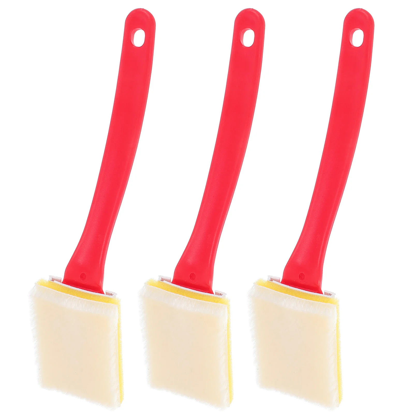 3 pçs ferramenta de pintura de borda com alça de plástico precisão canto pintura edger para rodapé de parede guarnição diy projetos de decoração para casa