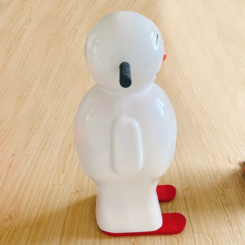 معدات المشاية المساعدة على التزلج على رجل الثلج الأبيض المثيرة للاهتمام للتدريب على الرياضات الشتوية على حوض الجليد ضروري للتزلج على الجليد #5