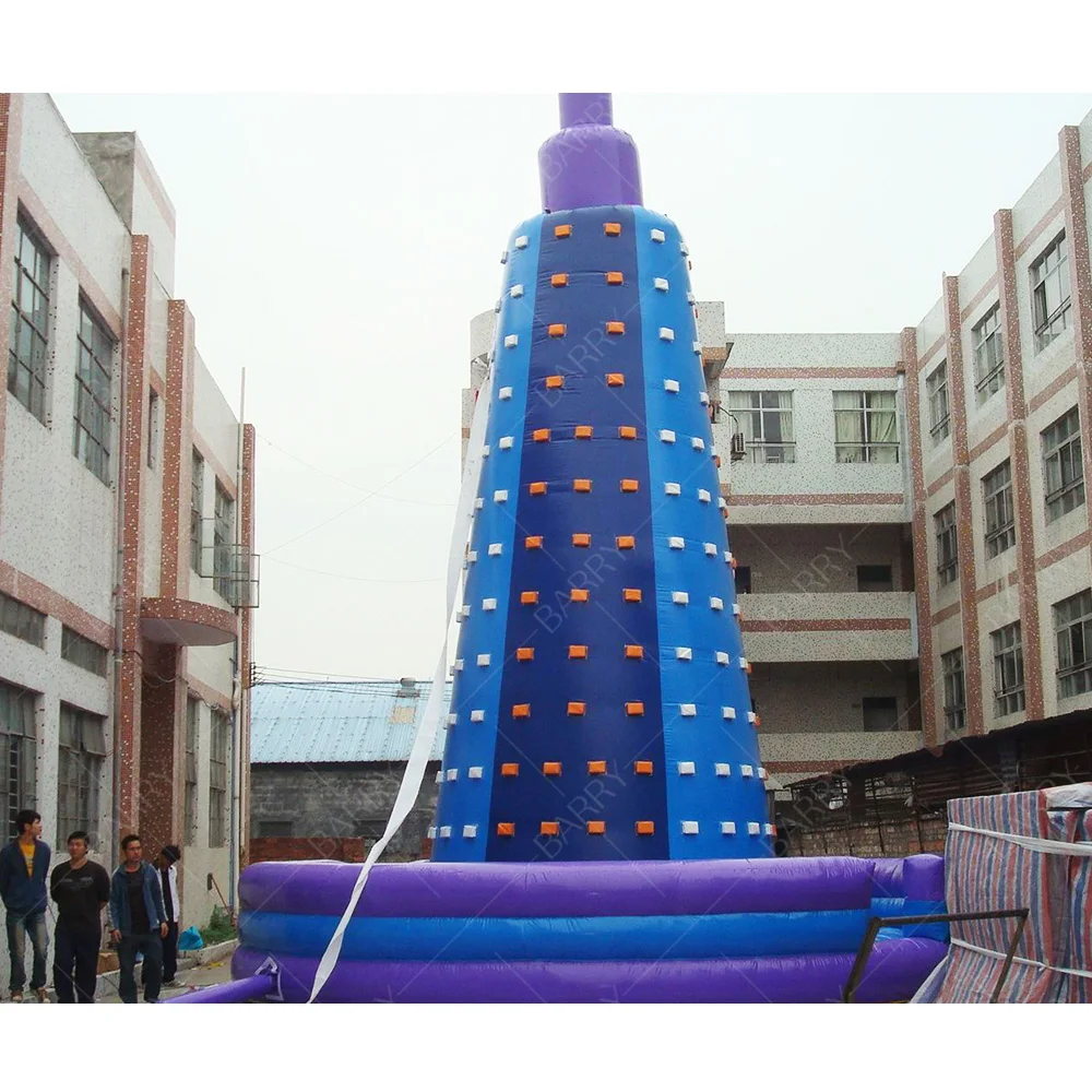 

Customized Sports Park Center Popular Kids Rock Amusement Equipment Indoor Outdoor Inflatable Climbing Wall Wholesale Price