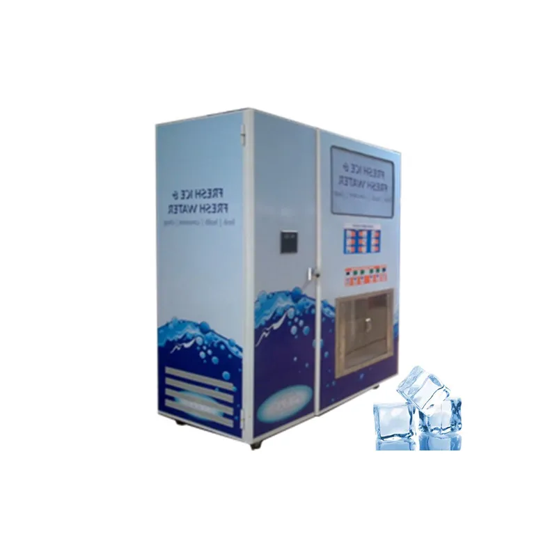 Customize Automatic Ice Maker and Water Dispenser Vending Machine With Auto Bag and Auto Seal