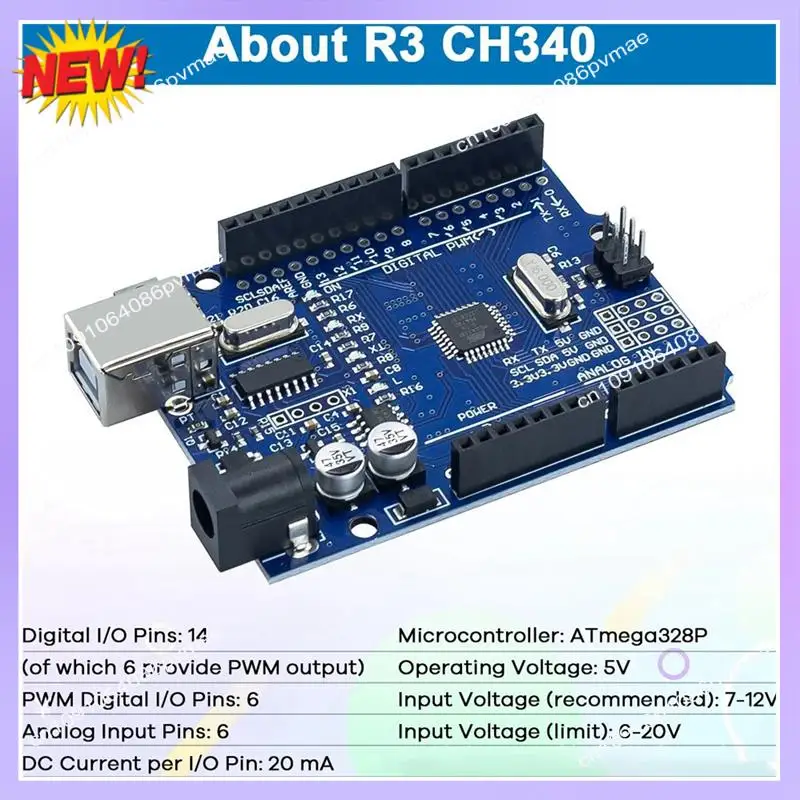 T24C Starter Kit Parts Accessories Fit For LCD1602 OLED0.96 For Arduino R3 Set Improvement Development Board