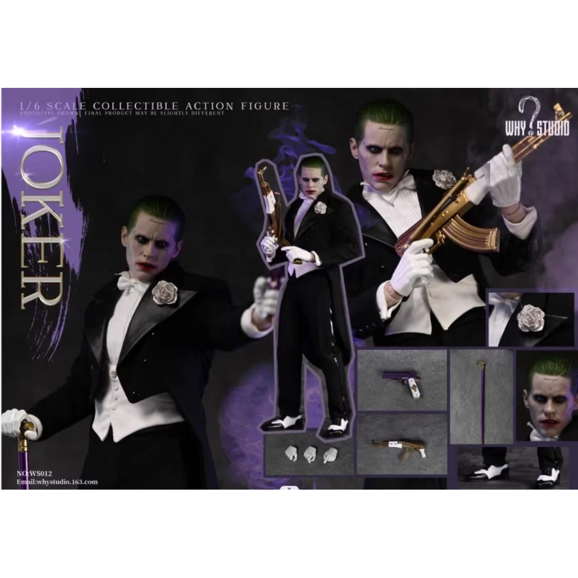 In Voorraad Origineel Waarom Studio 1/6 Ws012 Joker Actiefilm Character Model Art Collectie Speelgoed Cadeau