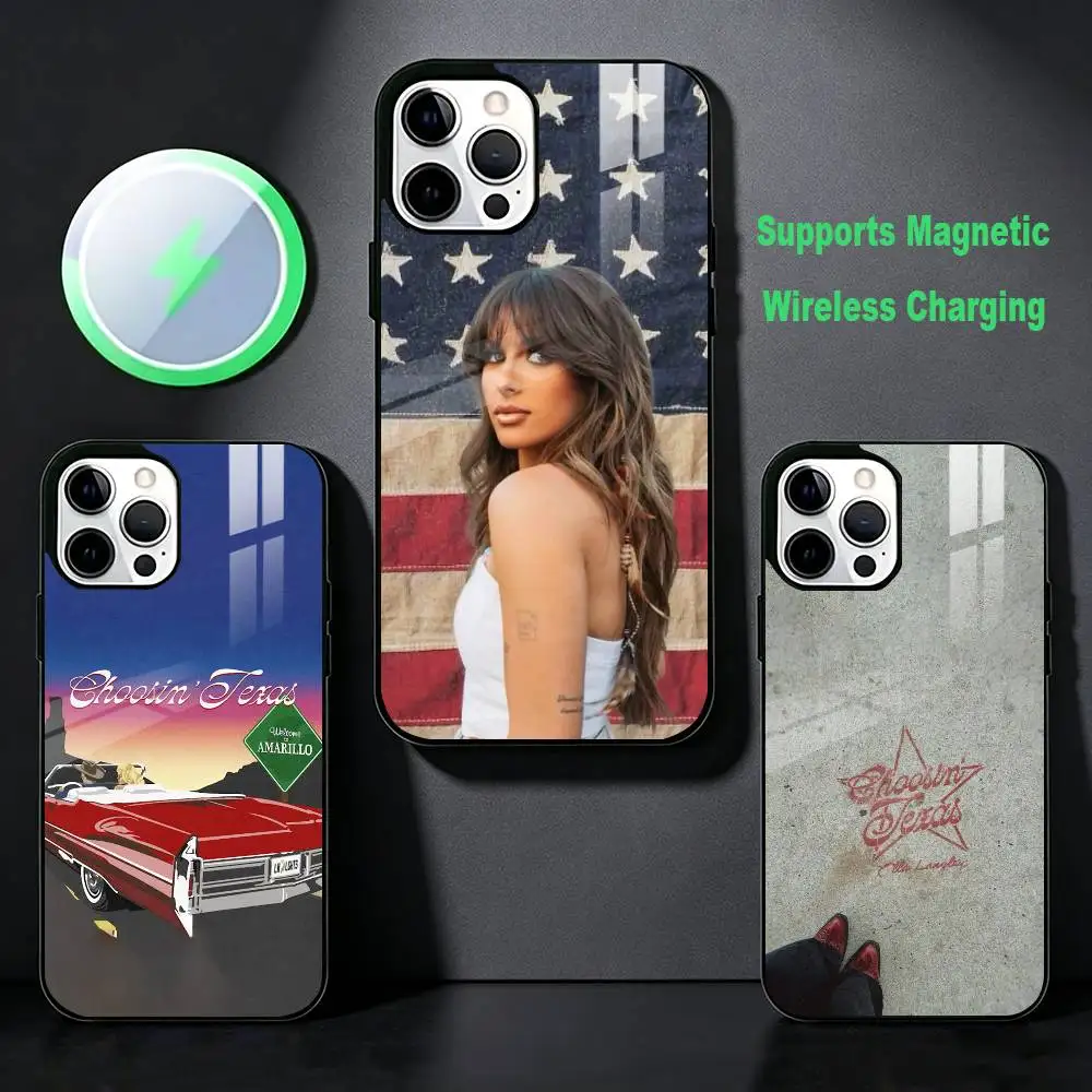 Singer E-Ella Langley Choosin Texas Phone Case For iPhone 17 16 15 14 13 12  Pro Max Plus for Magsafe Wireless Magnetic Cover